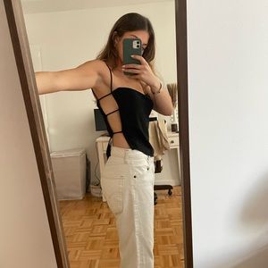 Black Superdown open-size cami